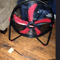 Hyper Tough 20-inch High Velocity Sealed Motor Drum Fan. 