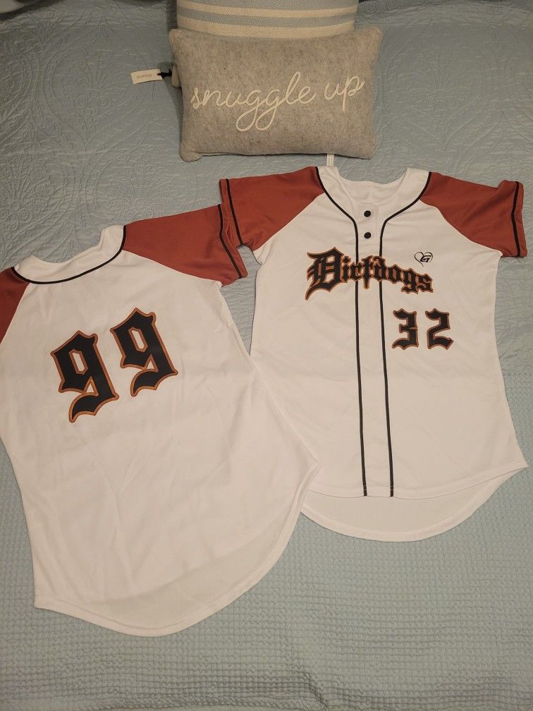 New Baseball Jerseys. Stitched On Lettering. Youth Med. Adult Small.10. Each.