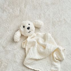 🍼 Handmade 4-Layer Muslin Blanket with Figure Heads – Brand New, Never Used 🍼