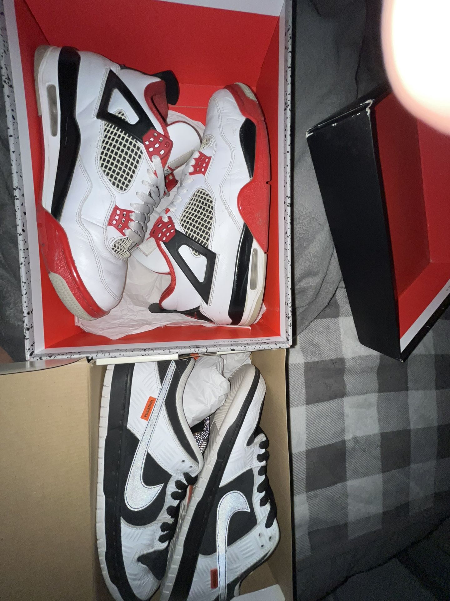 Jordan 4 Retro And Nike Sb Toothbrush Rarely Worn