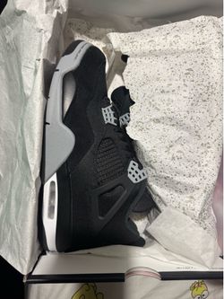 Jordan retro 4 Black Canvas sz 10ds