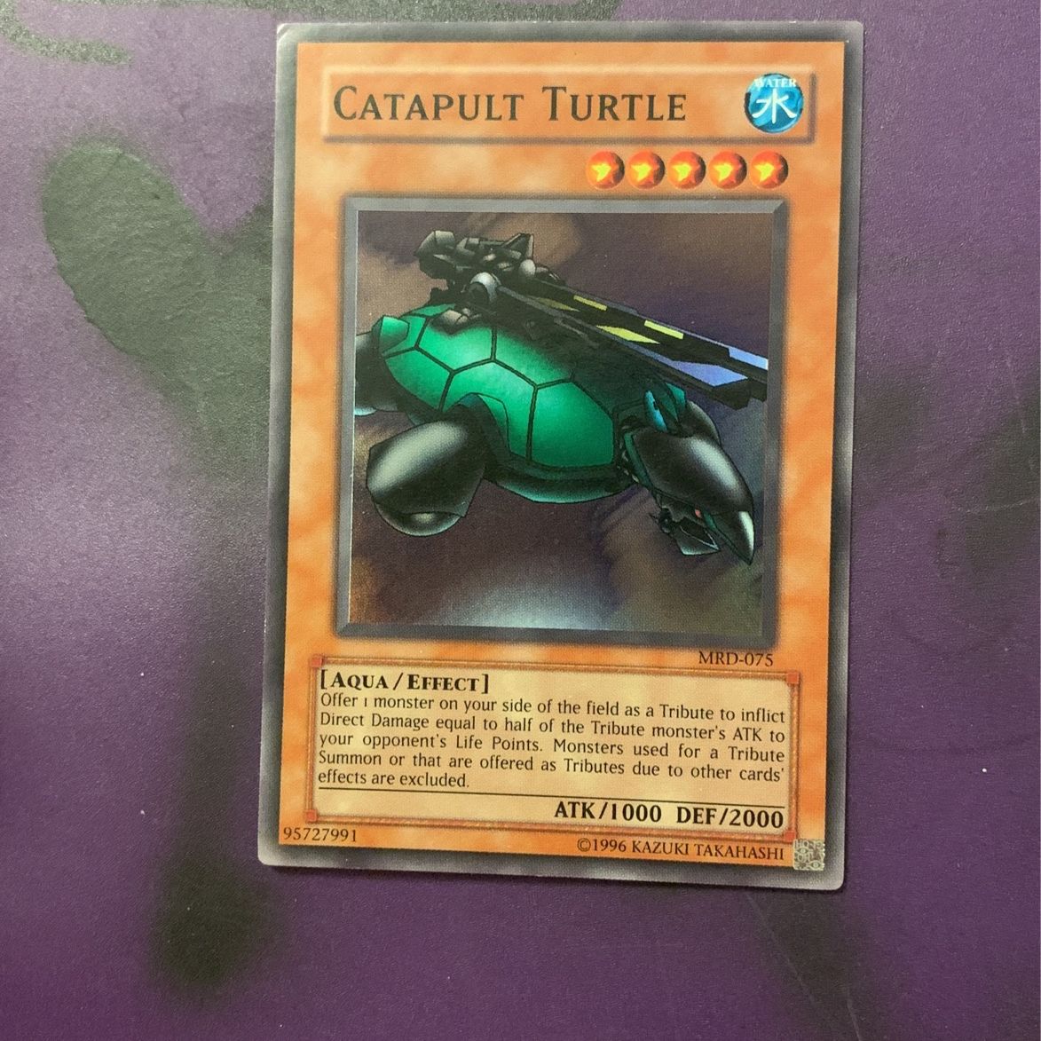 yugioh card catapult turtle Yu-Gi-Oh! Super Rare Attack 2002 Yu-Gi-Oh! Metal Raiders 1st