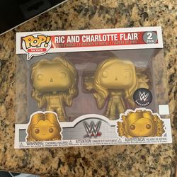Wwe Charlotte And Ric Flair Funko Pop 2pk