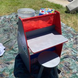 Toddler Desk Bookshelf