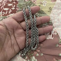 Men’s Fashion Stainless Steel Chain Necklace 20 In $32