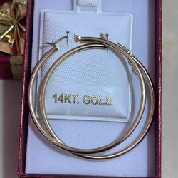 14k Hoop Earrings 