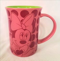 Vintage MINNIE MOUSE Pink Disneyland Resort Cup