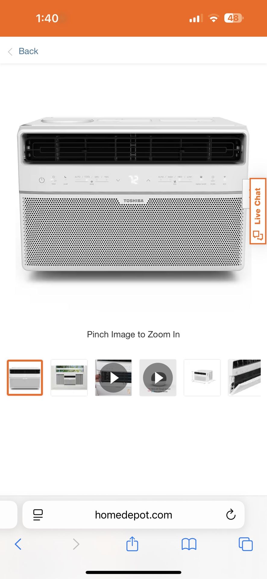 Air Conditioner - Window Unit 