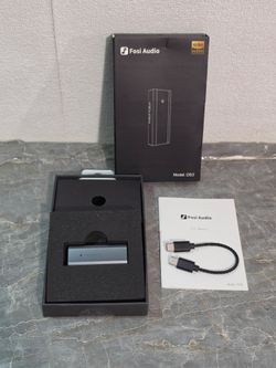 Fosi Audio DS2 USB C to AUX Headphone Amp DAC Dongle Dual Output DSD256 Jack