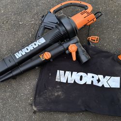 WORX WG505 TRIVAC 12 Amp 3-In-1 Electric Blower/Mulcher/Vacuum