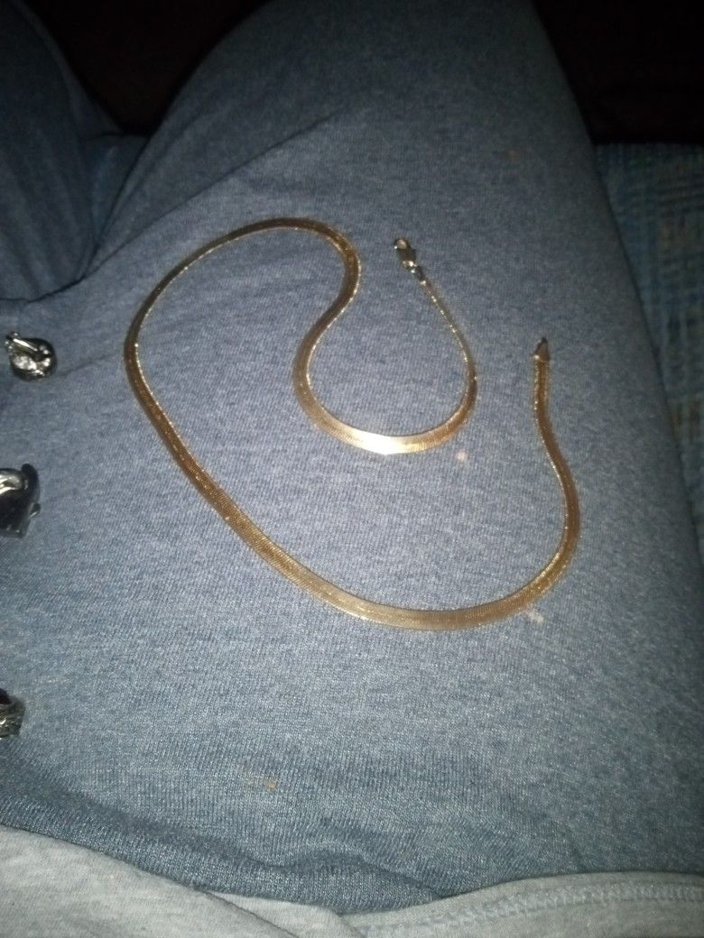 Stainless Steel Gold 14k Chain