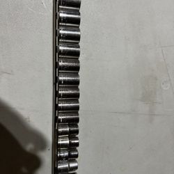 Craftsman 3/8” 12-pt Metric Socket Set