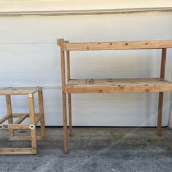 Garage Shelves Storage Solid Wood