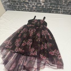 Zenzi Girls Sleeveless Dress Size XL (14) Purple Floral