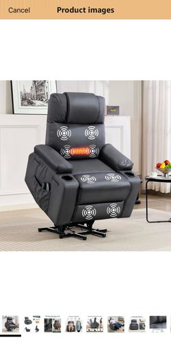 Power Lift Recliner Chair for Elderly with Heat & Massage