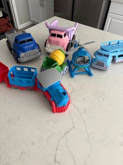 Green Toys Vehicle Set – 7 Pieces