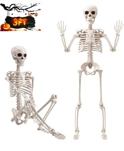 3FT/90CM Halloween Skeleton Decorations