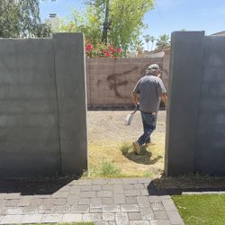 Masonry Block Walls : Stucco