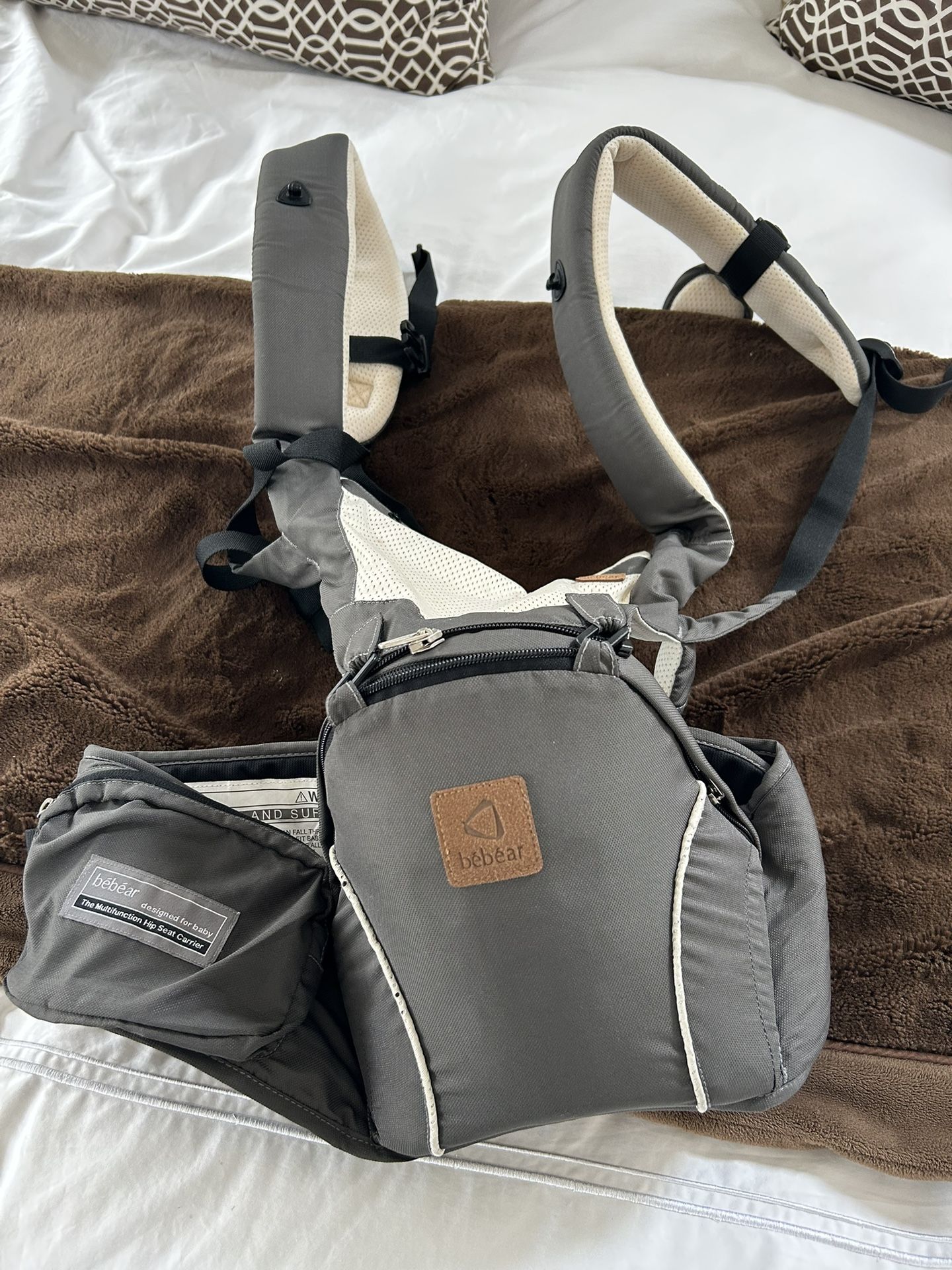 Baby Carrier With Hip Seat