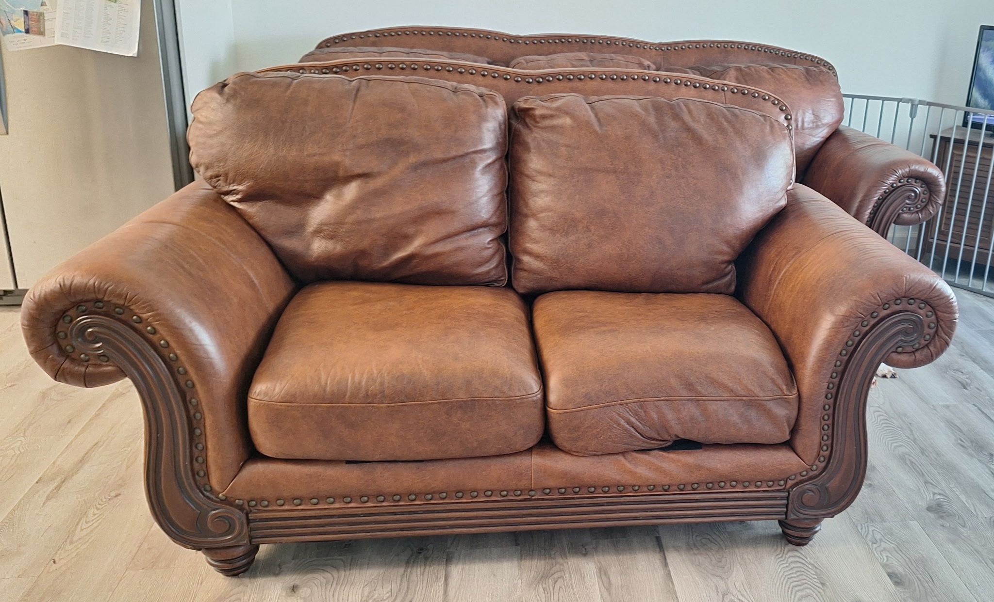 3 Piece Couch Set Real Italian