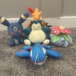 6 NEW RARE POKÉMON PLUSHIES