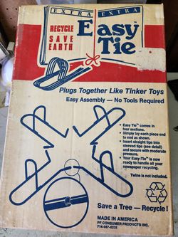Vintage Easy Tie Newspaper Recycling Tool