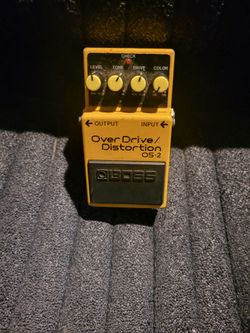 Boss  overdrive distortion pedal