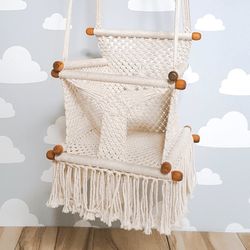Macrame baby swing PRICE IS FIRM