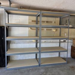 Storage Shelves 48 in W x 24 in D 5 Tier Shelving Delivery Available