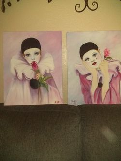 16"×20"oil painting no pictures frame