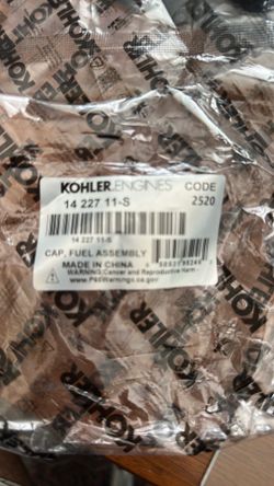 Lawn mover engine cap, Kohler engine, new