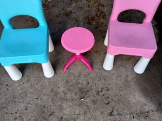 Three Little Kid Chairs
