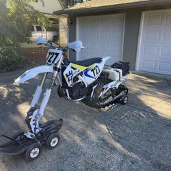 2017 Husqvarna With Timbersled 