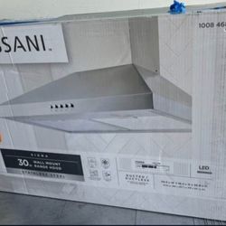 New 30 In Range Hood Stainless Steel 