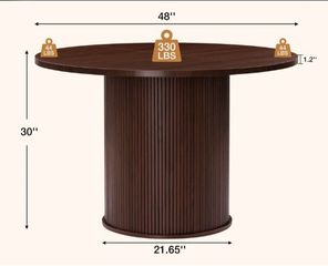 48 inch round dining table