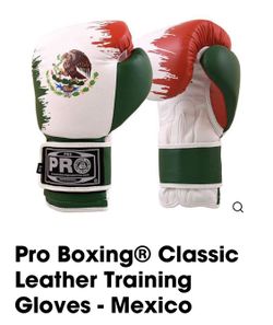 Pro Series Deluxe Starter Boxing Gloves - Mexican Flag