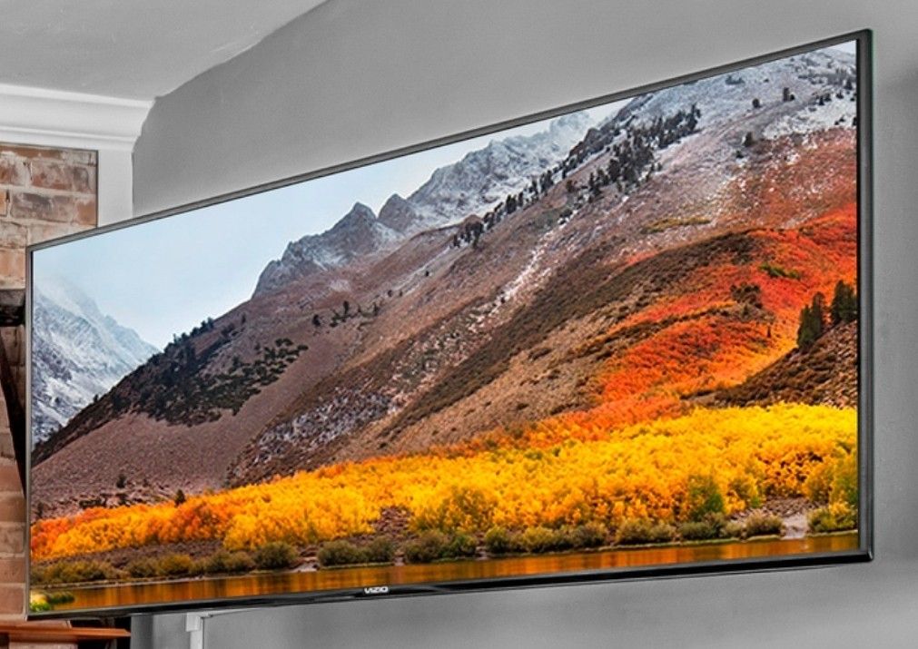 55' 4k Vizio w/Swivel Mount Used Less Than A YEAR