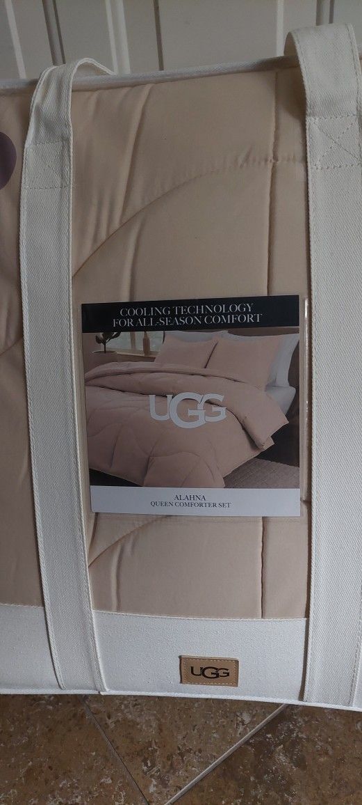 UGG Shell Color Alahna Cooling Technology Queen Comforter Set for Sale