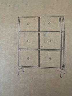 New 6 Drawer Storage, new condition