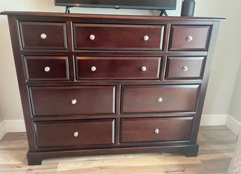 Bed and Dresser