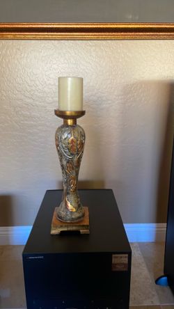 Candlestick with candle