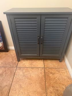 Storage Cabinet with 2 Shutter Doors (Chest / Buffet / Credenza)