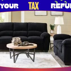 2 PC SOFA AND LOVESEAT 