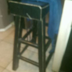Black Tall Stool For $25