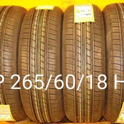 4 New Tires For Sale 265/60/18 We Service Motorcycle Tires