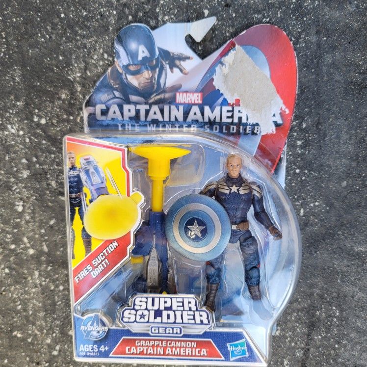 Marvel Captain America The Winter Soldier Super Soldier Gear Grapple Cannon NIB