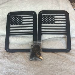 Jeep Wrangler Rear Tail Light Covers 
