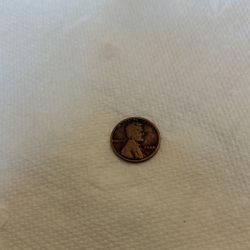 1928 Lincoln No Mint Mark L On Rim Wheat Circulated