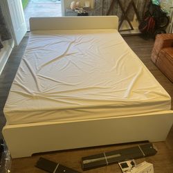 Queen mattress and bedframe