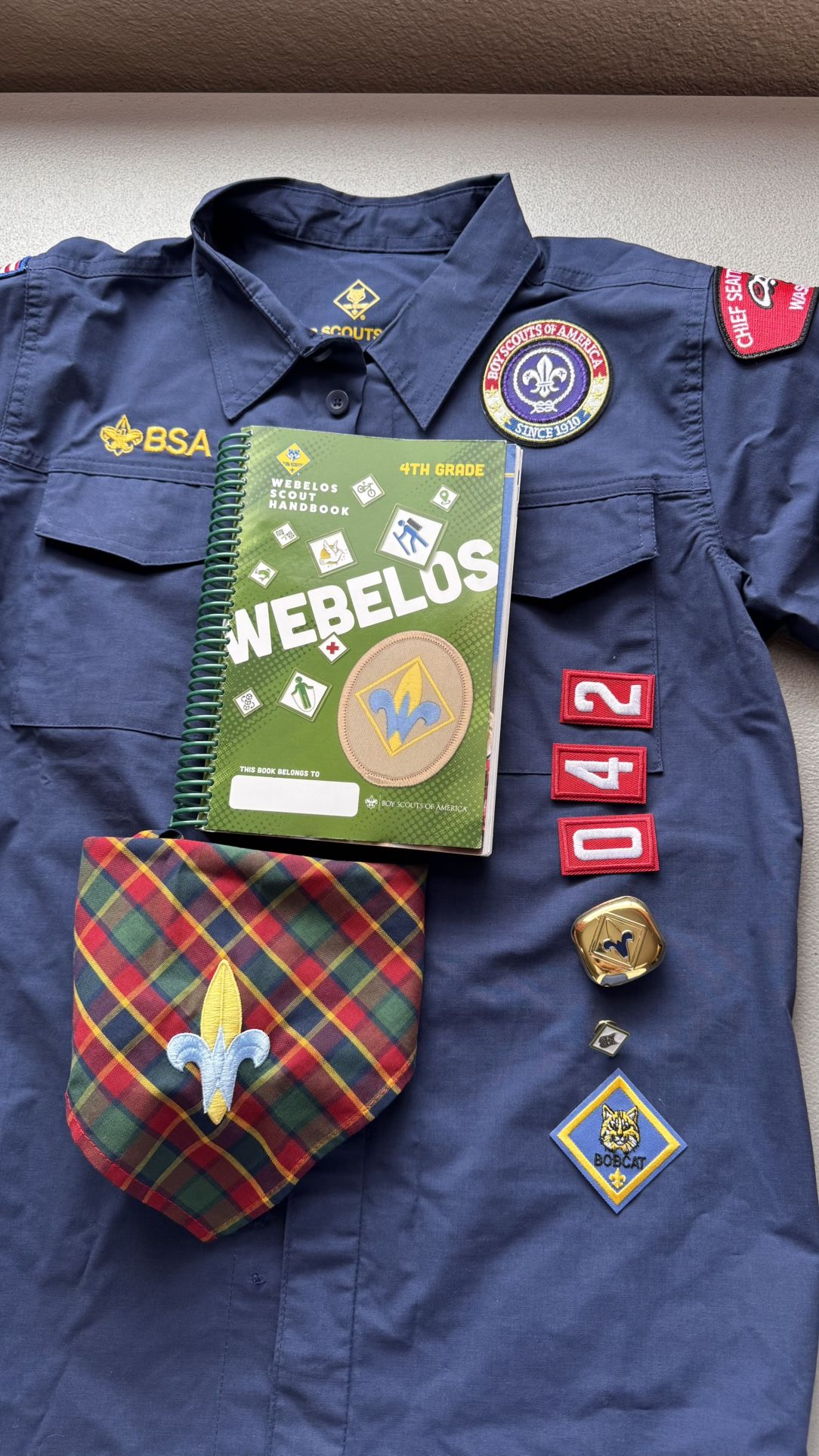 Scouts Webelos 4th Grade Set NEW - 042 Pack  Seattle